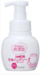  "SHABONDAMA" "ЕМ" Натуральное пенное мыло для рук 250 мл. 1/30 ― Японская косметика в Краснодаре