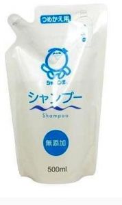  "SHABONDAMA" Натуральный шампунь для волос 500 мл. (мягкая эконом. упаковка) 1/20 ― Японская косметика в Краснодаре