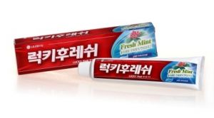 LG H&H (Южная Корея) "Lucky Fresh" Зубная паста  освежающая, для профилактики кариеса, 185 г ― Японская косметика в Краснодаре