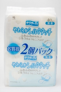 KOBAYASHI "Silk Touch" Ежедневные гигиенические прокладки 40 шт.*2 ― Японская косметика в Краснодаре