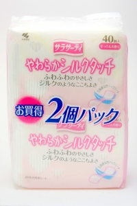 KOBAYASHI "Silk Touch" Ежедневные гигиенические ароматизированные прокладки 40 шт* 2 ― Японская косметика в Краснодаре