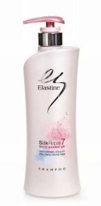 LG H&H (Южная Корея) "Elastine- Silk Repair 7" Шампунь для тонких и ломких волос,  с протеинами шелка, 700 мл ― Японская косметика в Краснодаре