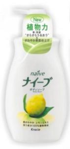 KRACIE(Kanebo) "Naive" Жидкое мыло для тела с экстрактом лимона 580 мл ― Японская косметика в Краснодаре