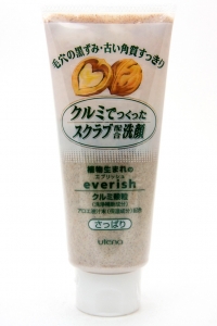 UTENA "Everish" Скраб для лица со скорлупой грецкого ореха 135 г ― Японская косметика в Краснодаре