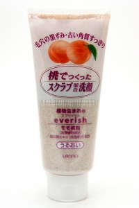 UTENA "Everish" Скраб для лица с дроблеными косточками персика 135 г ― Японская косметика в Краснодаре