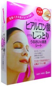UTENA "Puresa" тканевая маска с протеинами шелка "Глубокое увлажнение" 5шт/уп. ― Японская косметика в Краснодаре