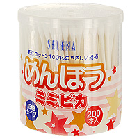 MARUSAN «Selena» Ватные палочки с бумажным стержнем , 200 шт ― Японская косметика в Краснодаре