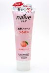 KRACIE(Kanebo) "Naive" Пенка для умывания с экстрактом листьев персикового дерева 110 г