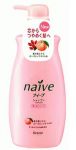  KRACIE(Kanebo) "Naive" Шампунь для сухих волос восстанавливающий с  экстрактом персика и маслом шиповника, 550 мл
