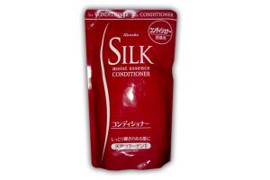  KRACIE(Kanebo) "Silk" увлажняющий кондиционер с шелком и природным коллагеном  з/б 350 мл ― Японская косметика в Краснодаре