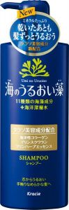  KRACIE(Kanebo)  "Umi No Uruoi Sou" Увлажняющий шампунь с экстрактами морских водорослей и минералами 520 мл ― Японская косметика в Краснодаре