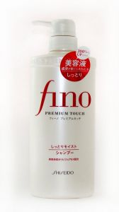  SHISEIDO  "FINO Premium Touch" Восстанавливающий шампунь для жирных и нормальных волос (с маточным молочком пчёл) 550 мл ― Японская косметика в Краснодаре