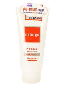 SHISEIDO "Naturgo" Пенка для умывания с белой глиной и минералами 120 г ― Японская косметика в Краснодаре