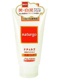 SHISEIDO "Naturgo" Маска для лица с натуральной белой глиной 120 г ― Японская косметика в Краснодаре