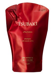  SHISEIDO "Tsubaki" Шампунь для повреждённых волос (с маслом камелии)  400 мл з/б ― Японская косметика в Краснодаре