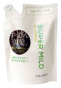  SHISEIDO "Super MiLD" Мягкий шампунь для волос с ароматом трав, (запасной блок), 400 мл ― Японская косметика в Краснодаре