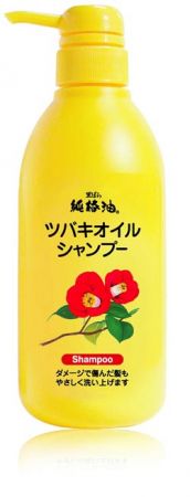 КUROBARA "Tsubaki Oil" Шампунь для восстановления поврежденных волос, с чистым маслом камелии 500 мл ― Японская косметика в Краснодаре