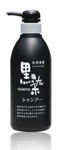  "KUROBARA" "Kurozome" Шампунь-тонер для придания естественного цвета седым волосам 500 мл. 1/24 ― Японская косметика в Краснодаре