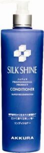   AKKURA  "Slk Shine" Восстанавливающий салон-кондиционер для поврежденных волос с биоэнергетическим комплексом растений и коллагеном 260 мл (с дозатором) ― Японская косметика в Краснодаре