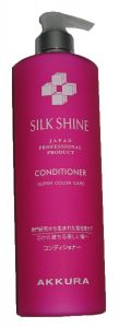  AKKURA  "Slk Shine" салон-кондиционер для окрашенных волос c эффектом сохранения и усиления цвета 260 мл  (с дозатором) ― Японская косметика в Краснодаре